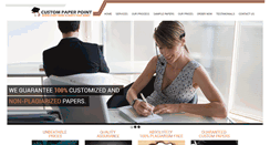 Desktop Screenshot of custompaperpoint.com